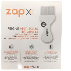 ZAP X VM-X200 - Peigne Spécial Lentes en Métal avec Dents Micro Dentées Hélicoïdales - Bte/1 - VISIO