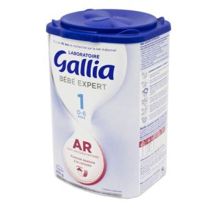 GALLIA Bébé Expert AR 1 - GALLIA AR 1 - Lait en Poudre Anti Régurgitations Nourrissons de 0 à 6 Mois