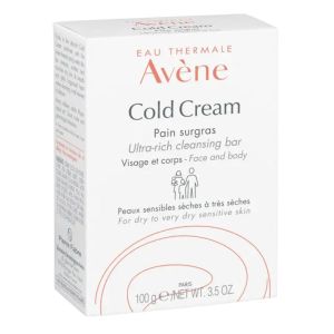 AVENE COLD CREAM Pain surgras visage et corps 100g - Peaux sèches à très sèches