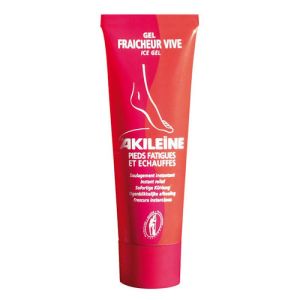 AKILEINE Gel Fraîcheur Vive - Soin des Pieds Fatigués et Echauffés 50 ml ASEPTA