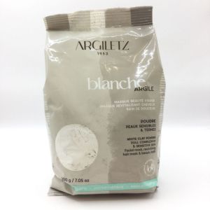 ARGILETZ Argile Blanche Ultra Ventilée 200g, Peaux Ternes - Bain, Soin Visage, Corps, Cheveux