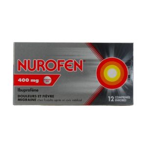 Nurofen 400 mg, 12 comprimés enrobés