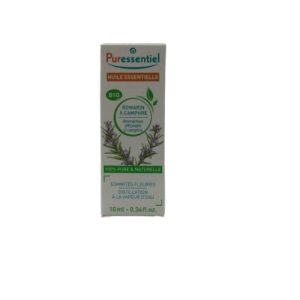PURESSENTIEL BIO Romarin à Camphre 10ml - Huile Essentielle Rosmarinus officinalis camphoriferum