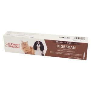 DIGESKAN Chat, Chien 1 Seringue de 60ml - Pâte Orale pour Trouble Digestifs