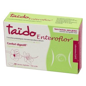 TAIDO ENTEROFLOR 30 Gélules Végétales - Confort Digestif