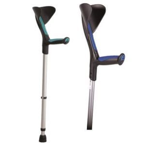 BETTERLIFE la Canne Anglaise Bi-Matière Adulte - Hauteur Ajustable 77 à 88 cm - 1 unité