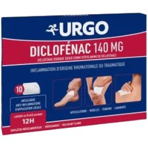 Diclofenac Urgo 140 mg 10 emplâtres