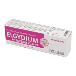 ELGYDIUM Premières Dents 15ml - Gel de Massage Gingival Apaisant sans Sucre