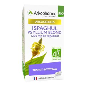ARKOGELULES BIO Ispaghul Mucivital 1290 mg de Téguments - Bte/45 - Transit Intestinal