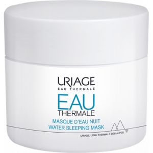 URIAGE Eau Thermale Masque d' Eau de Nuit - Masque Désaltérant de Nuit - Peaux Déshydratées - Pot/50