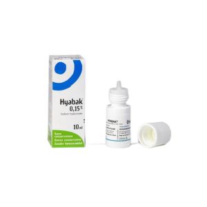 HYABAK Solution ophtalmique hydratante, lubrifiante - Flacon 10 ml