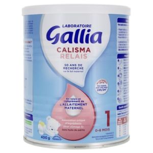 GALLIA CALISMA Relais 1 Bte/400g - Lait en Poudre 1er Age - Nourrissons de 0 à 6 mois