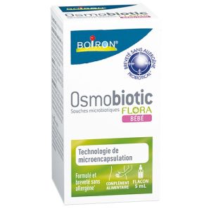 OSMOBIOTIC Flora Bébé 5ml - Probiotiques Micro-encapsulés - Flore Intestinale, Digestion