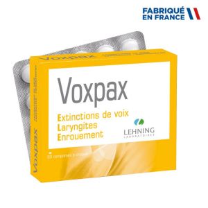 Lehning Voxpax Extinctions de voix - 60 comprimés à croquer