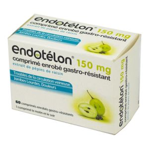 Endotelon 150 mg, 60 comprimés enrobés gastro-résistants