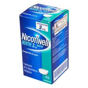 Nicotinell 2mg menthe 96 comprimés à sucer