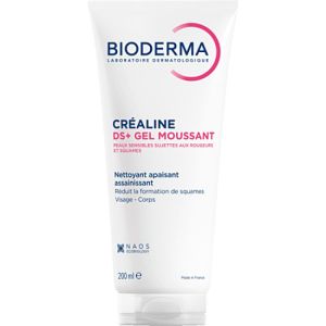 BIODERMA Créaline DS+ Gel Moussant 200ml - Hygiène des Peaux Sensibles, Irritations, Rougeurs, Squasmes
