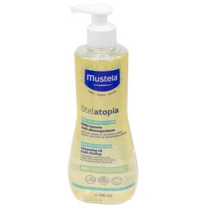 MUSTELA STELATOPIA Huile Lavante 500ml - Peau à Tendance Atopique - Tournesol Bio