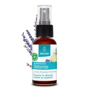 WELEDA BIO Brumessence Détente 50ml - Favorise la Détente, Propice au Sommeil - Lavande, Bergamote, Marjolaine