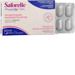PHYSIOFLOR Flore Intime - Complément Alimentaire Microbiotique - Voie Orale - Bte/30 Gélules