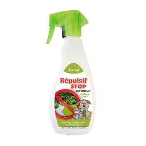 REPULSIF STOP EXTERIEUR Chat Chien Spray 500ml - Evite les Dégradations de votre Animal