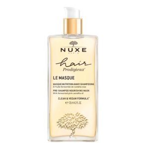 NUXE HAIR PRODIGIEUX Le Masque Nutrition Avant Shampooing 125ml - A l' Huile Fermentée de Camélia Rose