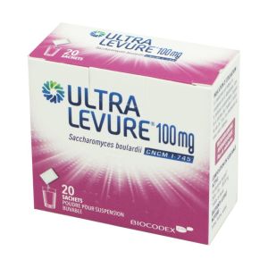 Ultra Levure 100 mg, poudre pour suspension buvable - 20 sachets