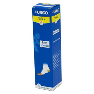 NYLEX 4 m x 15 cm Bande Extensible de Fixation Micro Aéré non Adhésive Lavable et Réutilisable  Bte/1