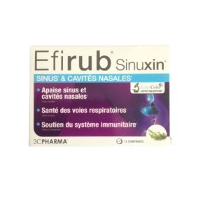 3C PHARMA - Efirub Sinuxin, sinus & cavités nasales - 15 comprimés