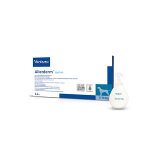 ALLERDERM Spot-on Pipette 6x 4ml - Chien +10kg - Barrière Cutanée