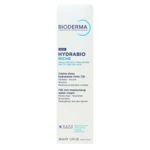 BIODERMA Hydrabio Riche Crème d'eau hydratante riche 72h 40ml