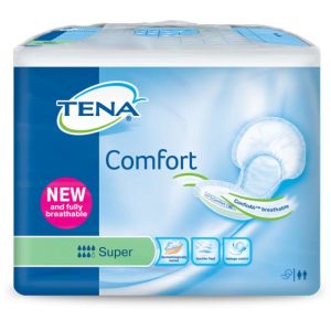 TENA COMFORT SUPER - Protection Change Anatomique pour Fuites Urinaires Fortes - Code Couleur VERT -