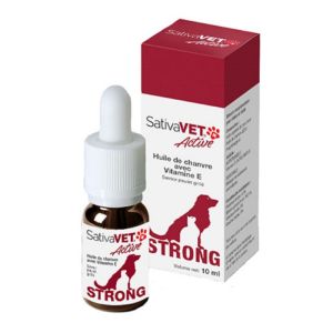 SATIVAVET ACTIVE Strong 10ml - Confort, Bien-être - Chat, Chien