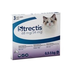 STRECTIS 68mg/34mg Chat de 0.5 à 5kg - Pipettes Spot-On Antiparasitaire Externe