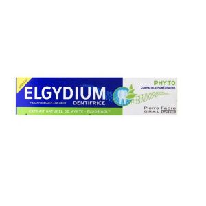 ELGYDIUM PHYTO Dentifrice Compatible Homéopathie à l' Extrait Naturel de Myrte - T/75ml