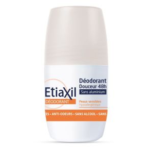 ETIAXIL Déodorant Douceur 48h Aisselles 15ml - Peaux Sensibles