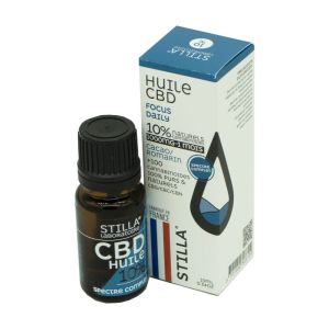 HUILE CBD Focus Daily Bio 10% 100mg Full Spectrum 10ml - Collection Saveurs MCT