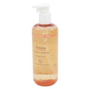 AVENE TRIXERA Nutrition Nettoyant Nutri Fluide - Hygiène Visage et Corps - Peaux Sensibles Sèches à