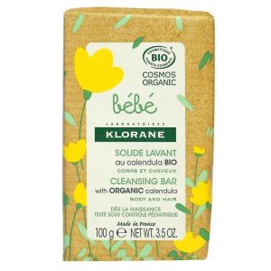 Klorane Bébé solide lavant bio 100g