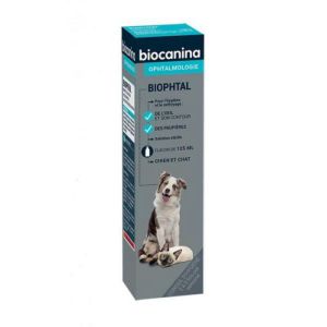 BIOCANINA OPHTALMOLOGIE BIOPHTAL - Solution Nettoyante pour les Yeux et les Paupières -125 ml