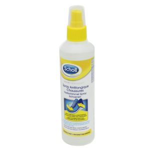 SCHOLL Spray Anti-fongique Chaussures 250ml - Prévention de la Ré-apparition des Mycoses