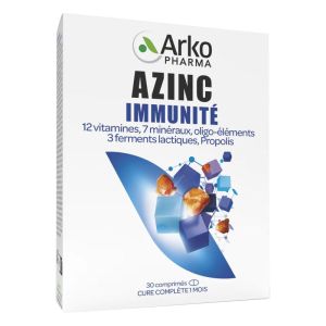 AZINC IMMUNITE 30 Comprimés à Avaler Tri-couches - Fatigue, Energie