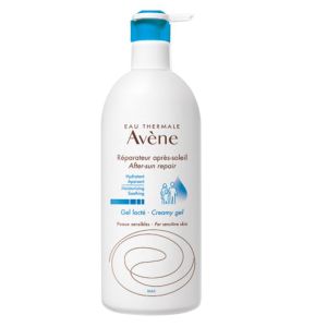 AVENE SOLAIRE sans Soleil - Lait Réparateur Après Soleil 400ml - Hydratant et Apaisant - Peaux Sensi