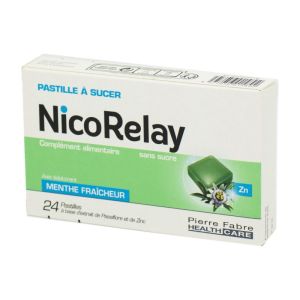 NICORELAY 24 Pastilles à Sucer - Périodes de Sevrage Tabagique