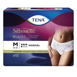 TENA SILHOUETTE Normal Blanc - Sous Vêtement/Culotte Absorbant Femme