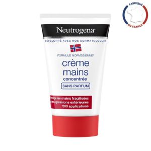 NEUTROGENA Crème Mains Concentrée sans Parfum 50ml - Formule Norvégienne Mains très Sèches et Sensibles