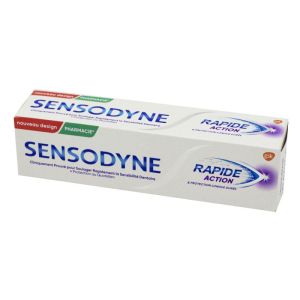 SENSODYNE Rapide Action 75ml - Dentifrice Protection Longue Durée