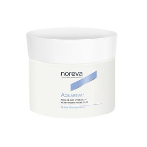 AQUAREVA Soin de Nuit Hydratant 50ml - Soin Visage pour Peaux Déshydratées