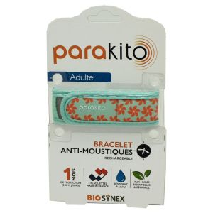 PARAKITO Bracelet FUN ETOILE - Bracelet Anti Moustiques Rechargeable - Aux Huiles Essentielles - Bte/1