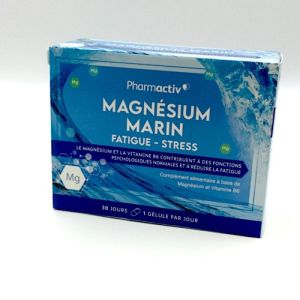 Magnésium marin 300mg vitamine B6 2mg pharmactiv 30 comprimés